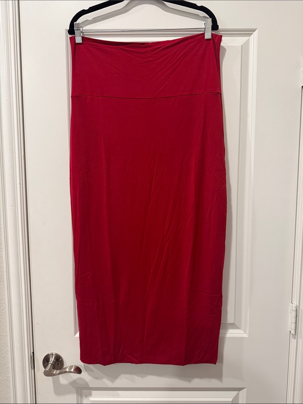 Aleeza Paris Burgundy Red 36” Maxi Skirt Size 1XL NWT